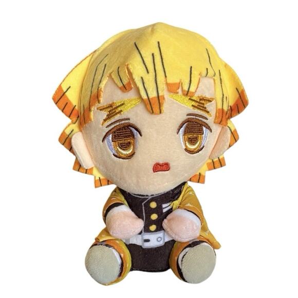 Zenitsu Agatsuma 8" Plush Stuffed Doll Anime Demon Slayer Kimetsu no Yaiba - Picture 10 of 10